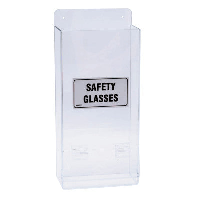 Economy Visitor Spec Dispensers, 17 in x 8 in x 4 in, Black/Clear