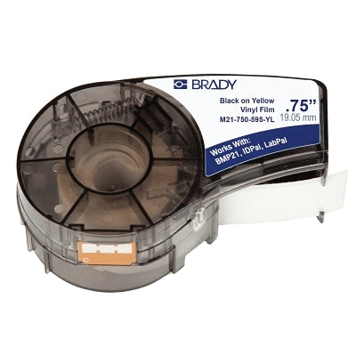 M21-750-595-YL .75INX21FT BLK/YEL HF CART