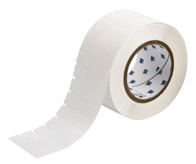 Thermal Transfer Printable Labels, 1 1/2 in x 2 5/8 in, White/Translucent