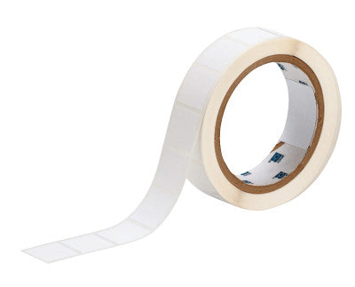 Thermal Transfer Printer Labels, 0.35 in x 0.9 in, White
