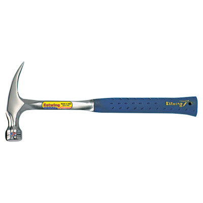 Ripping Claw Hammer, Steel Head, Straight Nylon Vinyl Handle, 13 in, 1 3/4 lb