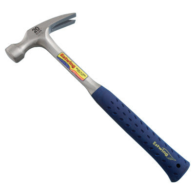 Ripping Claw Hammer, Steel Head, Straight Nylon Vinyl Handle, 13 1/2 in, 1.96 lb