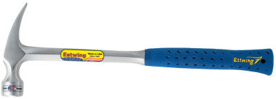 Framing Hammer, Steel Head, Straight Steel Handle, 16 in, 2.22 lb