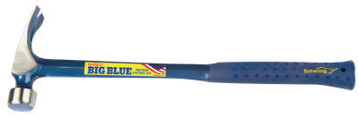 Builders Series Framing Hammer, Steel Head, Straight Steel Handle, 18 in, 25 oz