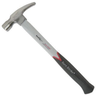 Sure Strike Rip Claw Hammer, Forged Steel Head, Cushion Fiberglass Handle, 13 in
