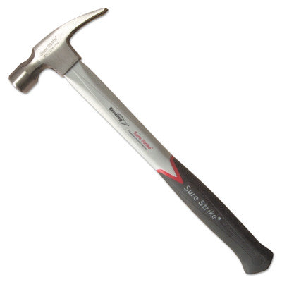 Sure Strike Framing Hammer, Forged Steel, Cushion Grip Fiberglass Handle, 16 in