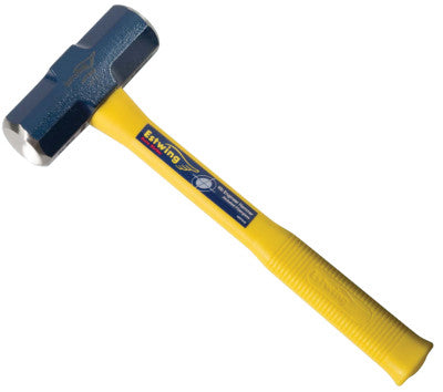 Sure-Strike Engineers Hammers, 64 oz, 14 in, Straight Fiberglass Handle