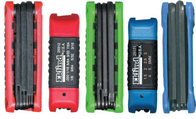 Ergo-Fold Combo Sets, Hex Ball; Torx Tip, Inch/Metric/Torx