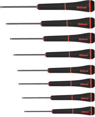 8PC BALL-HEX .050-5/32"SCREWDRIVER SET