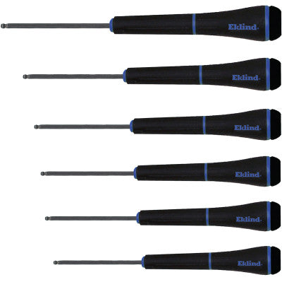 6PC BALL-HEX 1.3-4MM SCREWDRIVER SET