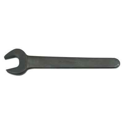 Single Head Open End Wrenches, 1 3/8 in Opening, 12 in Long, Black