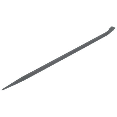 Pry Bars, 42 in, 7/8 in Stock, Offset Chisel and Straight Tapered Point, Black