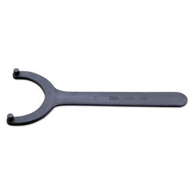 Face Spanner Wrenches, 3 in Opening, Pin, Forged Alloy Steel, 8 1/2 in