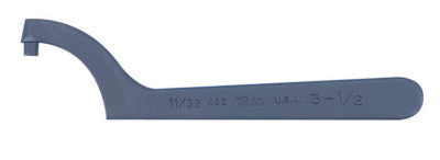 Pin Spanner Wrenches, 4 in Opening, Pin, Forged Alloy Steel, 10 in