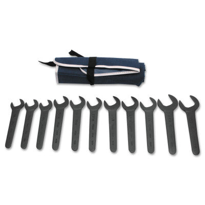 Angle Service Wrench Sets, Inch, Black