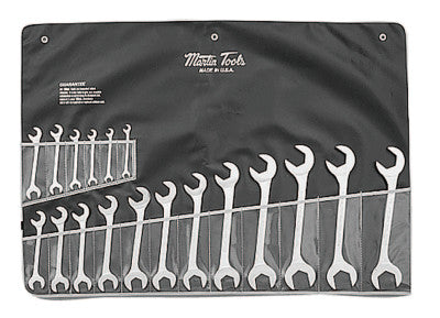 18 PC Angle Opening Hydraulic Wrench Set, SAE, 11/32" - 1 1/2"