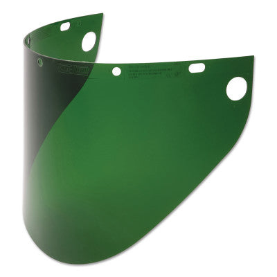 High Performance Faceshield Windows, , Dark Green, Extended View, 9 3/4" x 19"