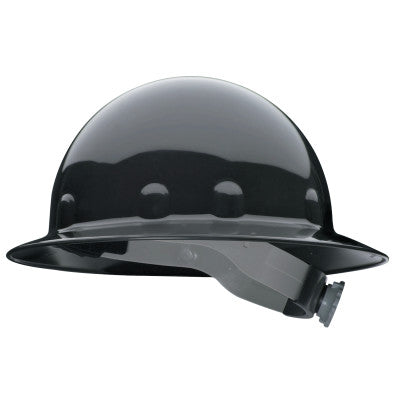 E1RW Full Brim Hard Hats, Ratchet, SuperEight, Black