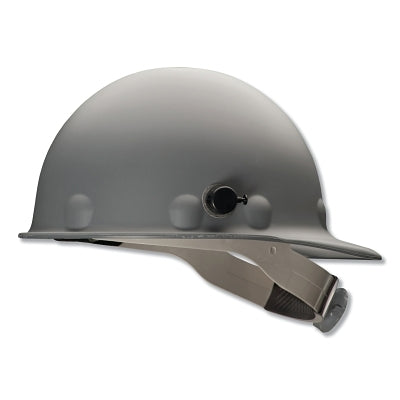 P2A HARD HAT  GRAY  SWINGSTRAP W/ QUICKLOK