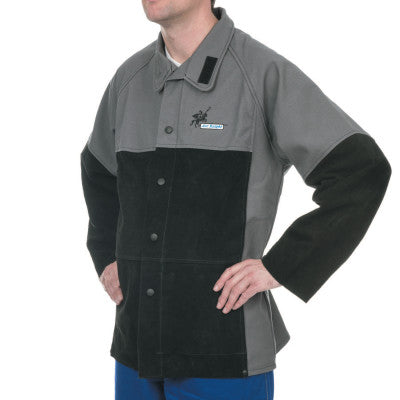 Welding Jacket, Medium, Flame Retardant Cotton