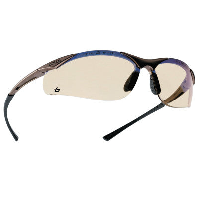 Contour Series Safety Glasses, ESP Lens, Anti-Scratch, Black Frame