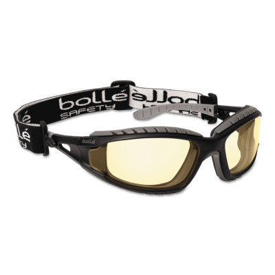 Tracker Safety Glasses, Yellow Lens, Anti-Fog, Anti-Scratch, Yellow Frame