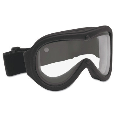 Chronosoft Safety Goggles, Clear/Black, Ventless