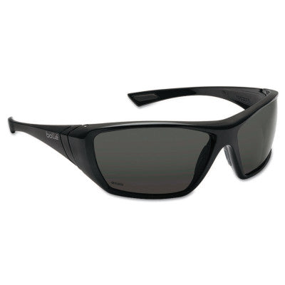 Hustler Safety Glasses, Polarized Lens, Anti-Fog, Anti-Scratch, Black Frame