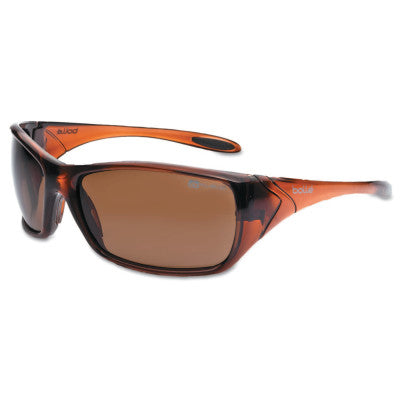 Voodoo Safety Glasses, Polarized Lens, Anti-Fog, Anti-Scratch, Brown Frame, TPR