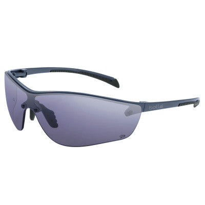 SILIUM+ Series Safety Glasses, Smoke Lens, Platinum Anti-Fog/Anti-Scratch