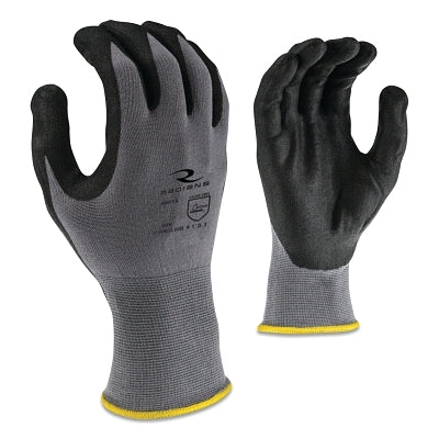 15GA GRAY POLY SHELL  FOAM NIT PALM  SIZE LARGE