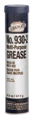 930 Series Multi-Purpose Grease, 14 1/2 oz, Cartridge, NLGI Grade 2