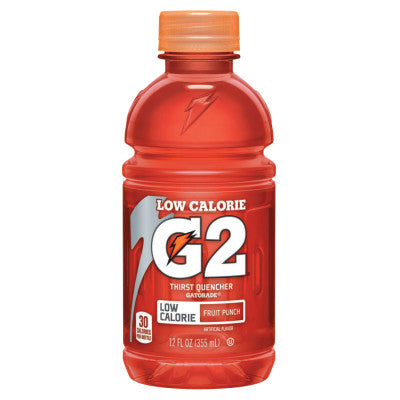 G2 Low Calorie Thirst Quencher, Fruit Punch, 12 oz, Bottle