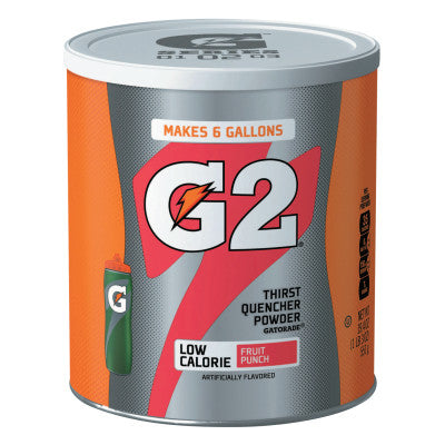 G2 Powder, Fruit Punch, 19.4 oz, Canister
