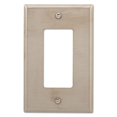 WALLPLATE 1G DECORATOR MID SS