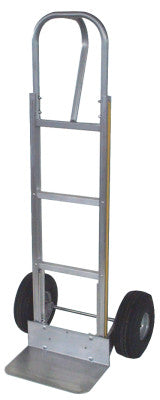 Modular Aluminum Hand Trucks, 500lb Cap., P-Shaped Handle, Semi-Pneumatic Wheels