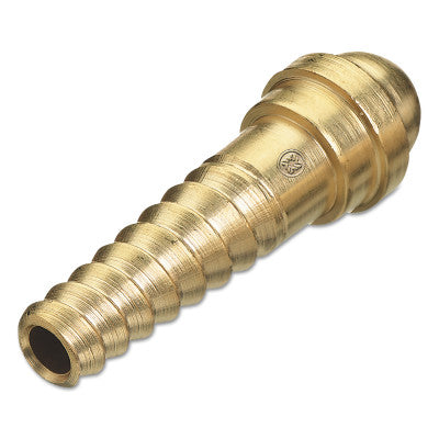 Spiral & NPT Hose Nipples, 200 PSIG, Brass, 3/16 in Hose ID, 1 1/4 in