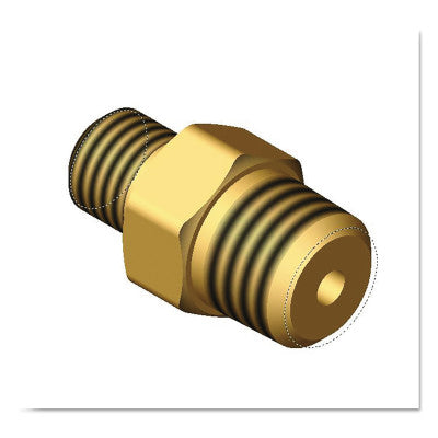 Regulator Outlet Bushings, 200 PSIG, Brass, A-Size, 1/4 in (NPT), Oxygen