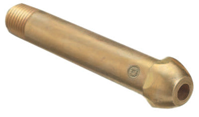 Regulator Inlet Nipples, Oxygen, 1/4"(NPT), 3", Brass, CGA-540
