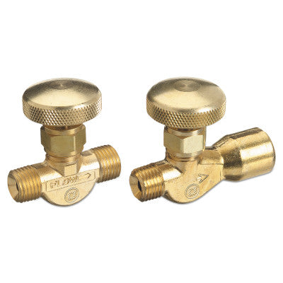 Non-Corrosive Gas Flow Valves, 200 PSIG, Brass, Fuel Gas, 9/16 in - 18 LH(M)