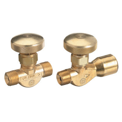 Non-Corrosive Gas Flow Valves, 200 PSIG, Acetylene/Fuel Gas, 9/16" - 18 LH(M)
