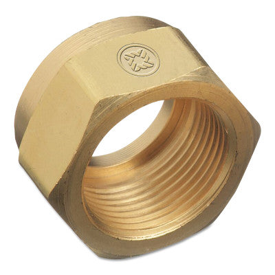 Regulator Inlet Nuts, Acetylene (B), Brass, CGA-520