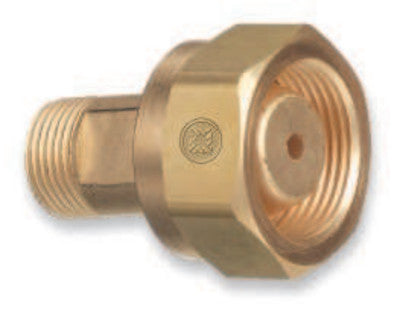 Brass Cylinder Adaptors,CGA-520 B Tank Acetylene To CGA-300 Commercial Acetylene