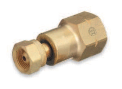 Brass Cylinder Adaptors, From CGA-200 "MC" Acetylene To CGA-510 POL Acetylene