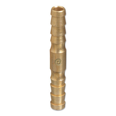 Brass Hose Splicers, 200 PSIG, Barb No Stop, 3/16 in
