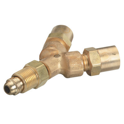Y Connections, 200 PSIG, Brass, Inert Gas, 5/8 in - 18 (F)