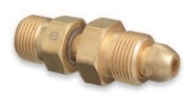 Brass Cylinder Adaptors, From CGA-580 Nitrogen To CGA-540 Oxygen