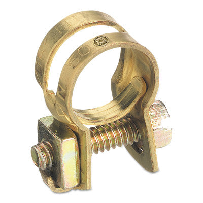 Hose Clamps, Brass, 1/4 in Hose