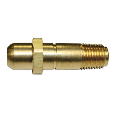 Regulator Inlet Nipples, Butane; Propane, 1/4 in (NPT), 2 1/16", Brass, CGA-555