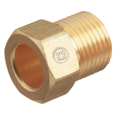 Inert Arc Nuts, Brass, Hex, C-Size, 7/8 in - 14, Water